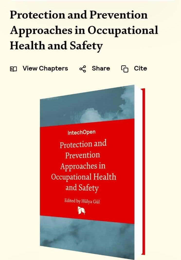 Publication of “Protective and Preventive Approaches in Occupational Health and Safety”  Announced
