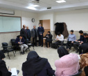 بازدید معاون آموزشی دانشگاه و هیئت رئیسۀ دانشکده از جلسات امتحانات پایان نیمسال اول در دانشکده