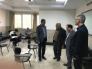 بازدید هیئت رئیسه از روند برگزاری امتحانات پایان ترم دانشکده