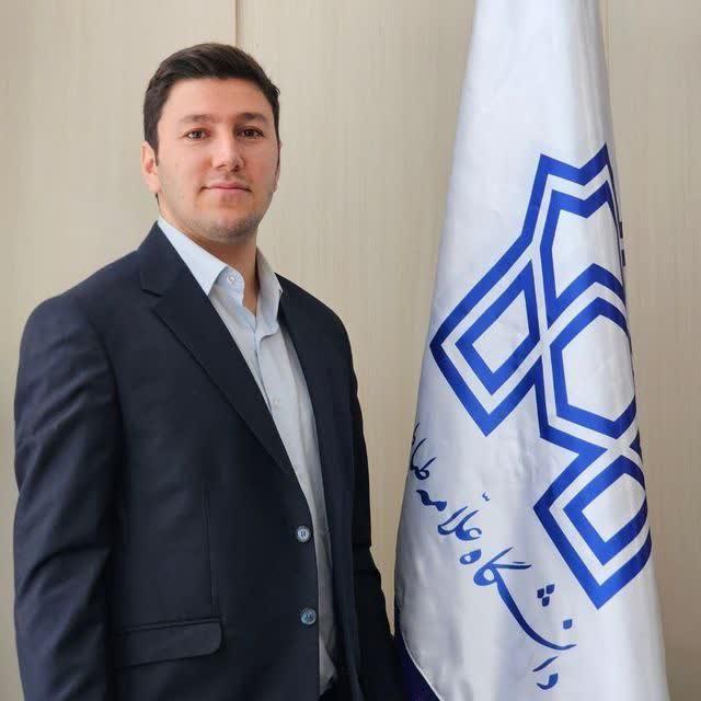 کسب عنوان «دانشجوی نمونه استان تهران» توسط آقای حسن طاهری